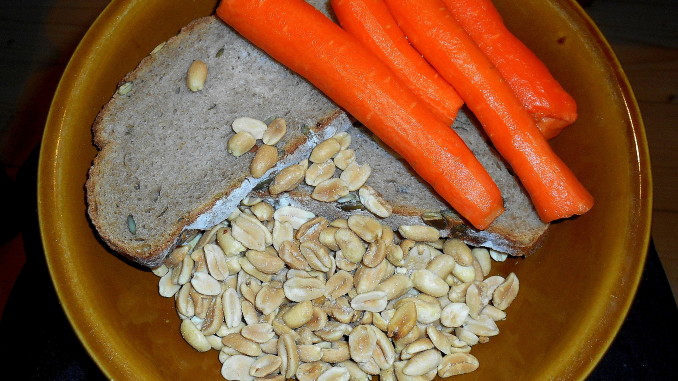dýňový chléb, arašídy, mrkev / vegan recepty